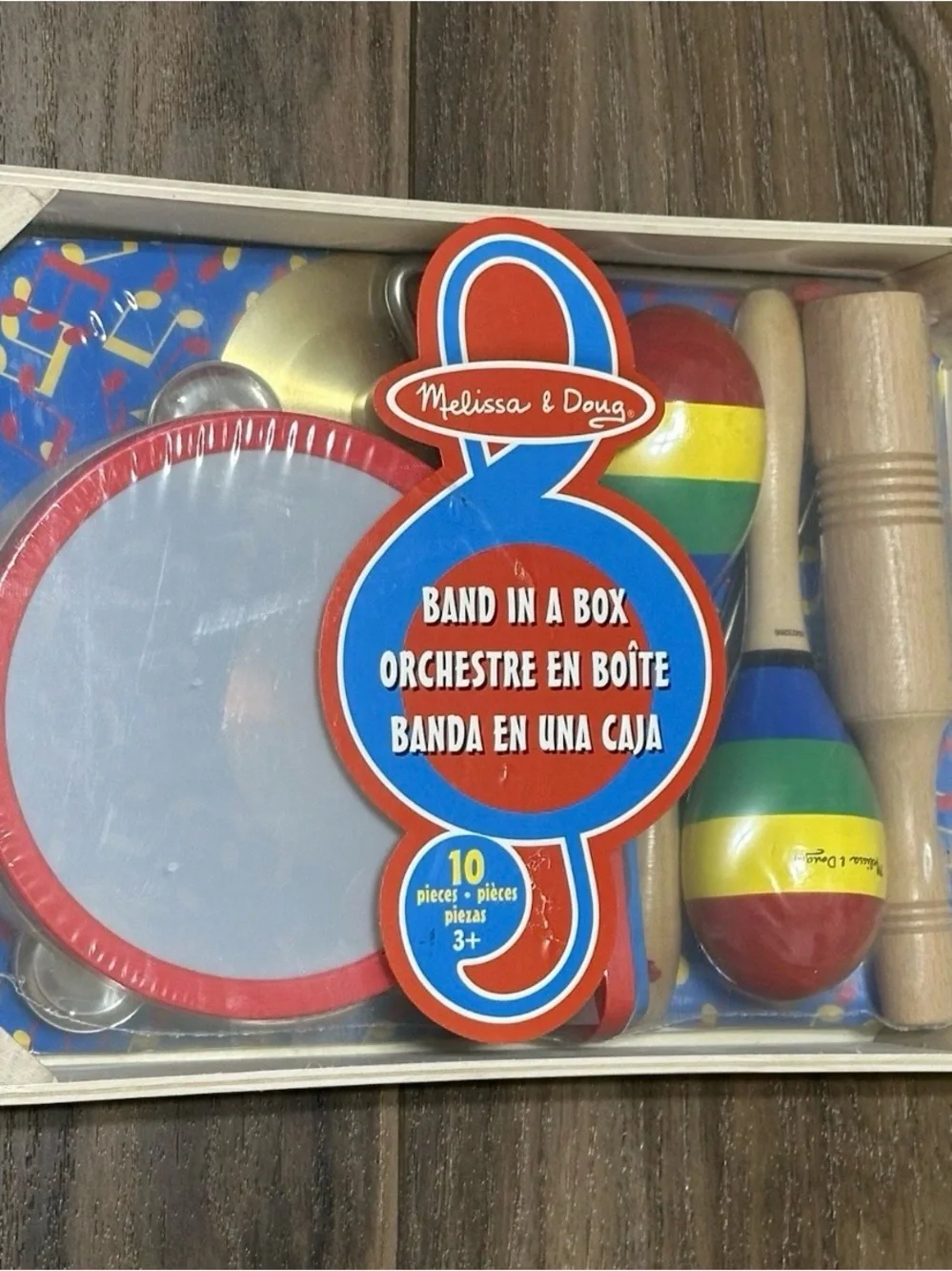 Melissa & Doug, Band-In-A-Box, NEW/Sealed, 10 Piece set, Age 3+